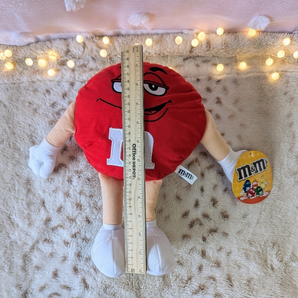 Red M&M Plushie - Picture 3 of 12